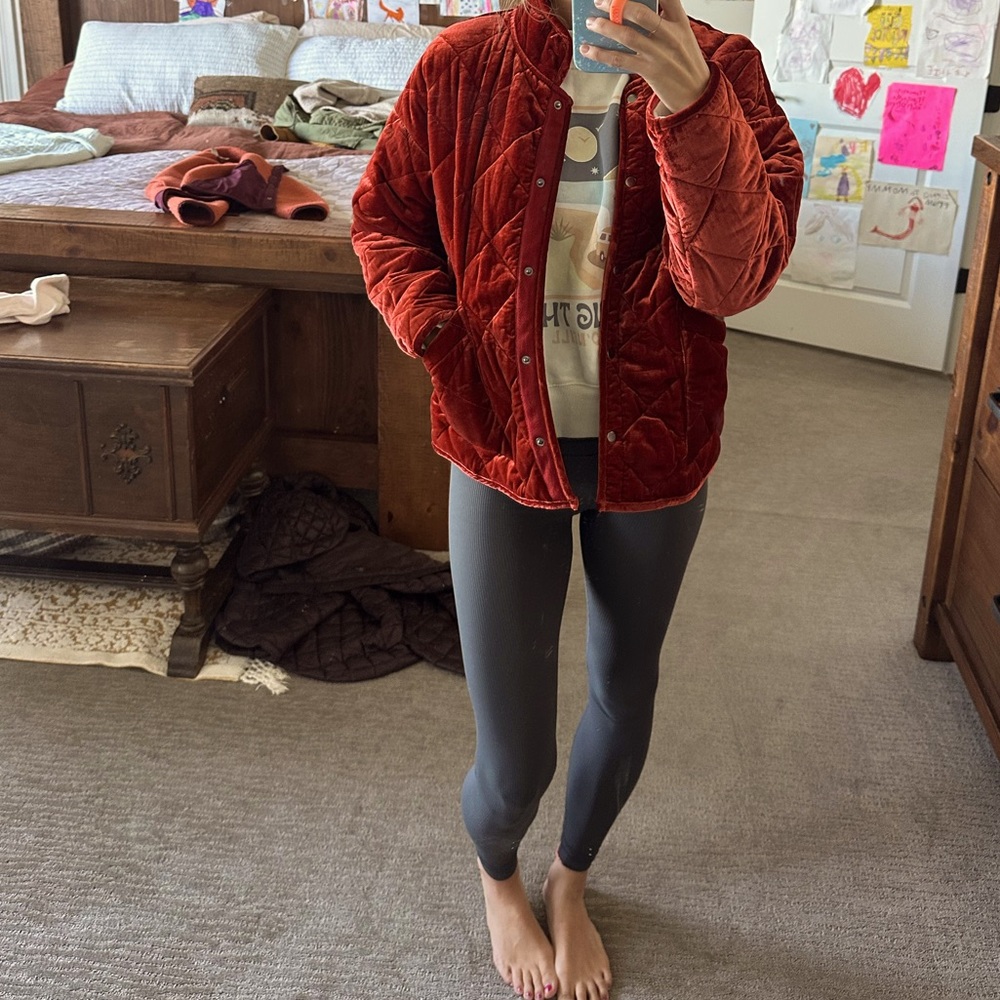 Velvet Quilted Jacket